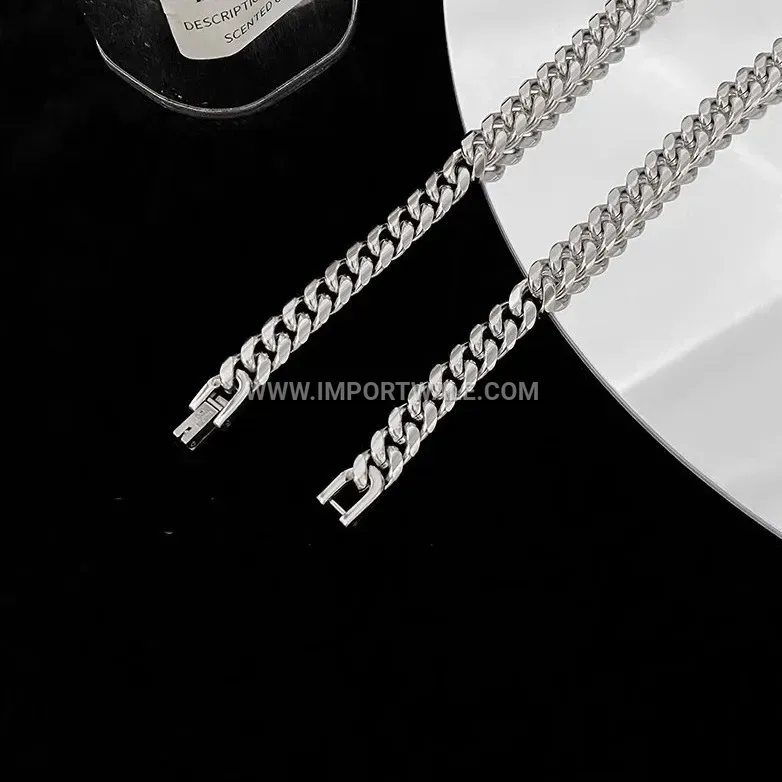 Enamel Colombia Map Stainless Steel Pendant Necklace