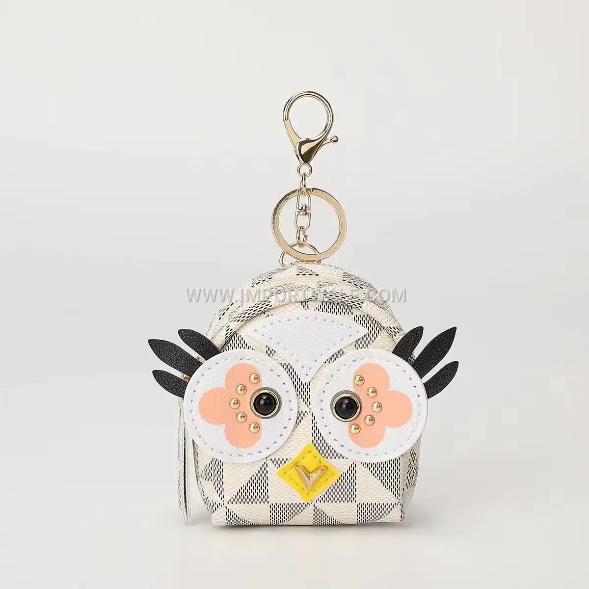 Mini Owl Shaped Headphone and Key Holder Pouch