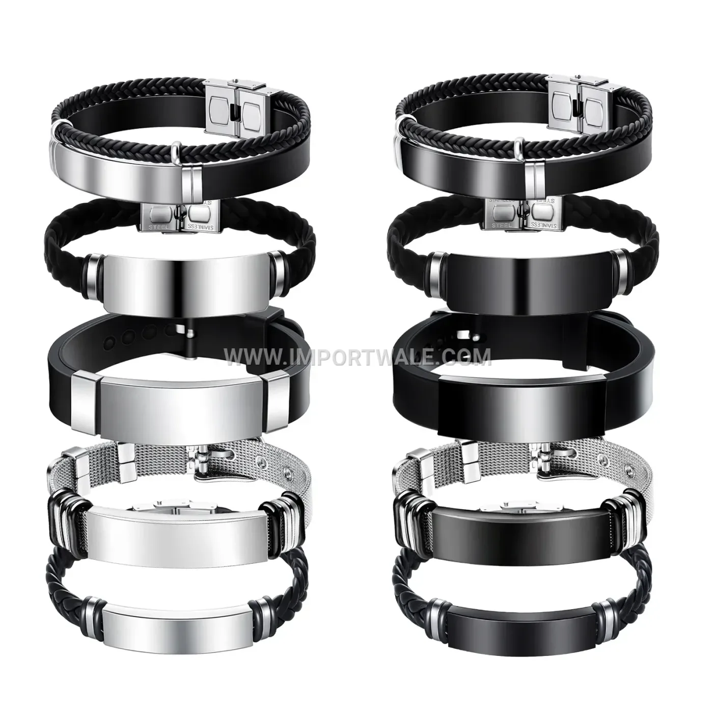 Minimalist Stainless Steel Men's Bangle Bracelet