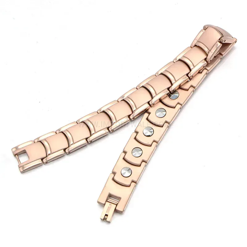 Stylish Pure Titanium Bio Magnetic Link Bracelet