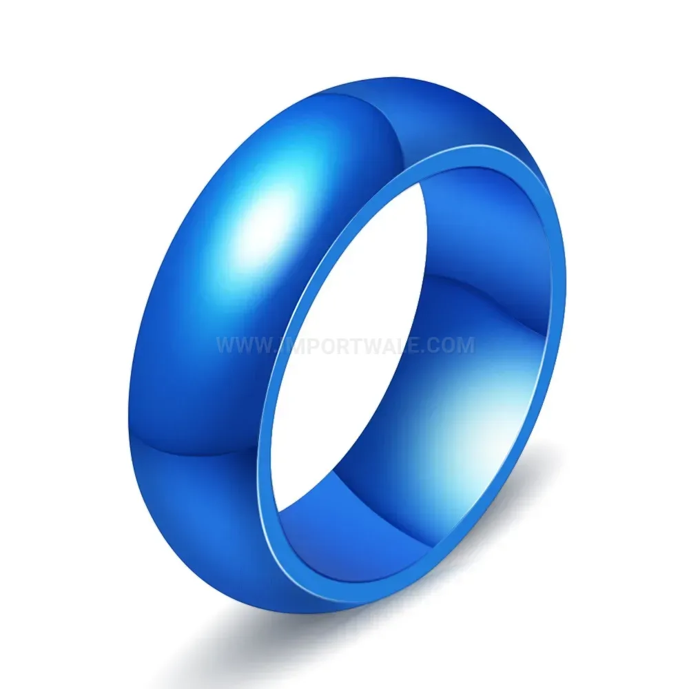 Modern Classic 6mm Stainless Steel Minimalist Men's Band Ring