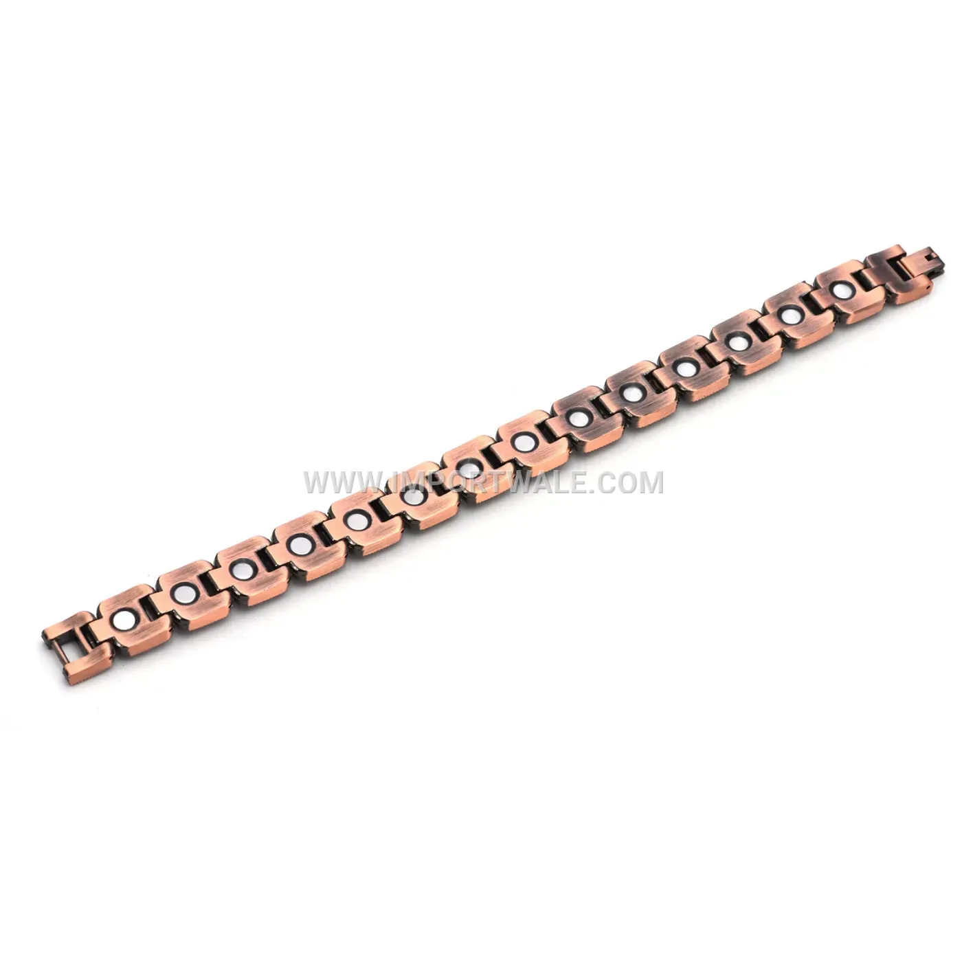 Men Vintage Red Bronze Magnetic Bracelet