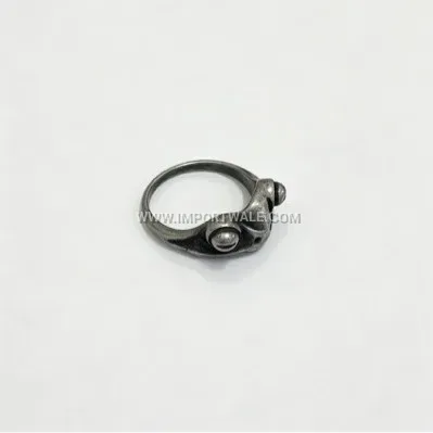 Vintage Frog Animal Stainless Steel Statement Ring
