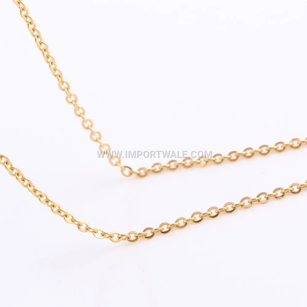 Gold Plated Stainless Steel Screwdriver Tool Pendant Charm Necklace
