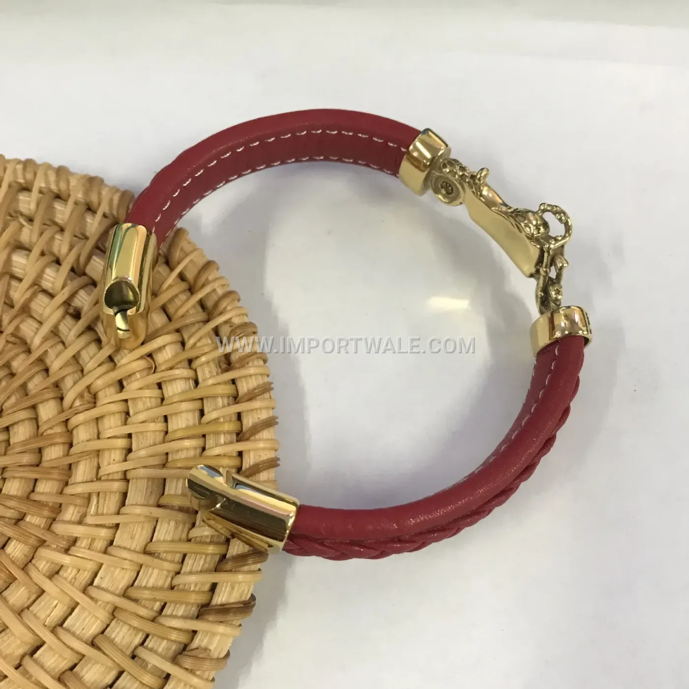 Vintage Red Copper Alloy Magnetic Therapy Bracelet