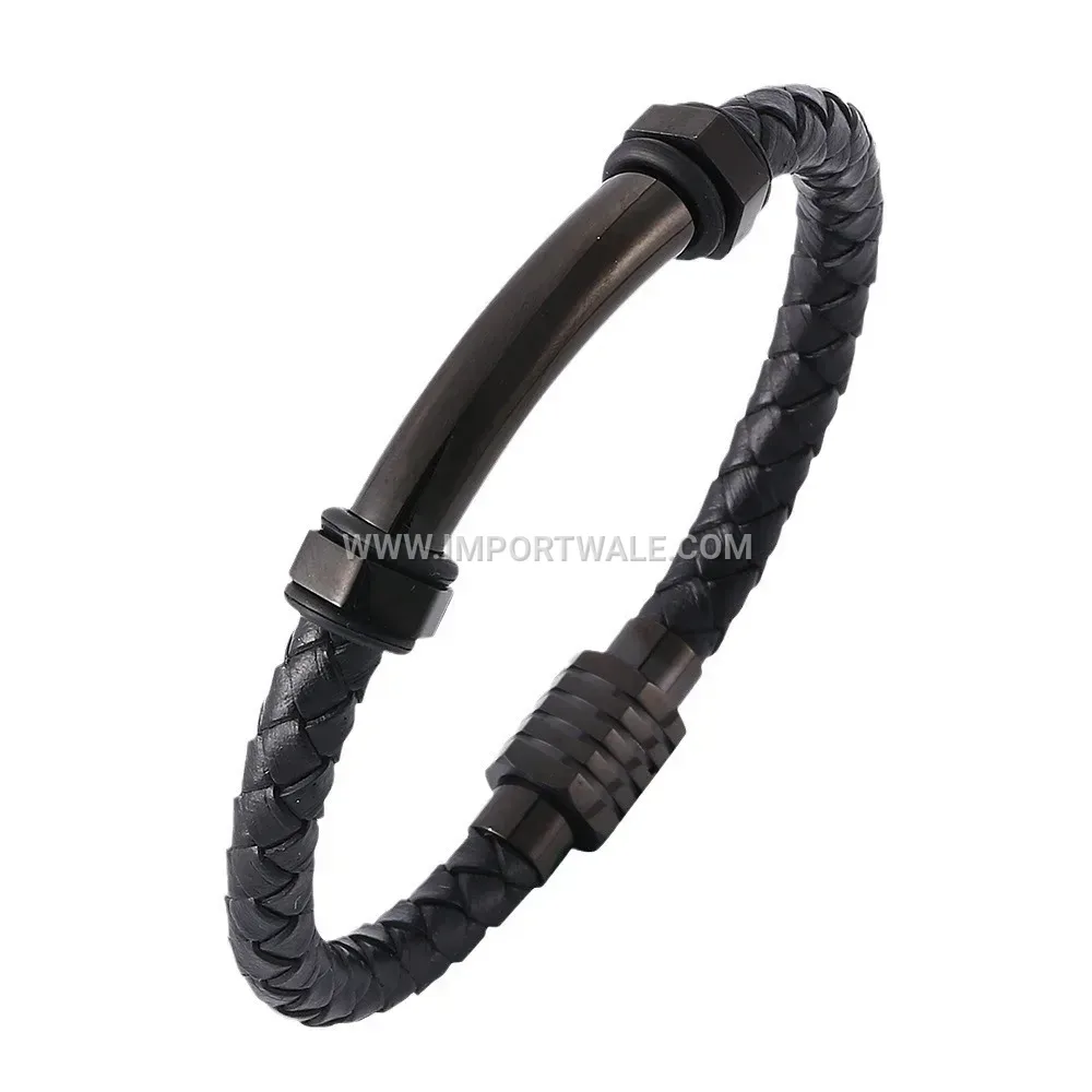 Sleek Hexagonal Stainless Steel Bangle Bracelet with Magnetic Clasp