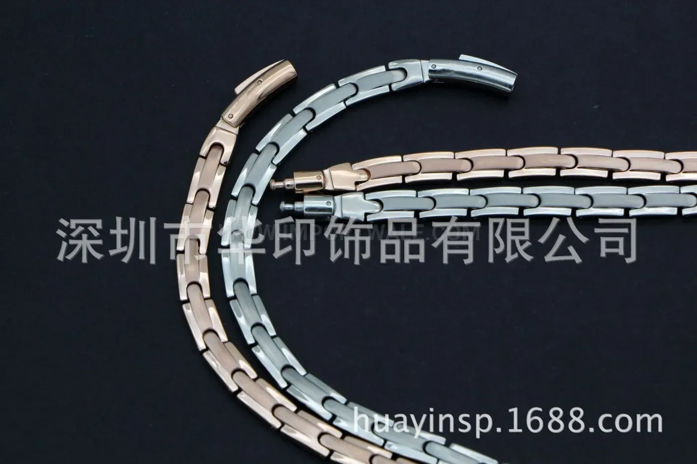 Designer Round Clasp Titanium Bio Magnetic Chain Necklace