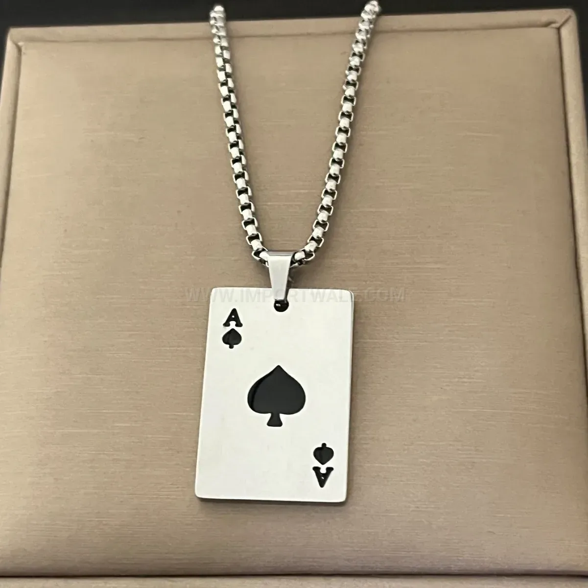 Modern Playful Cartoon Charm Stainless Steel Sweater Necklace