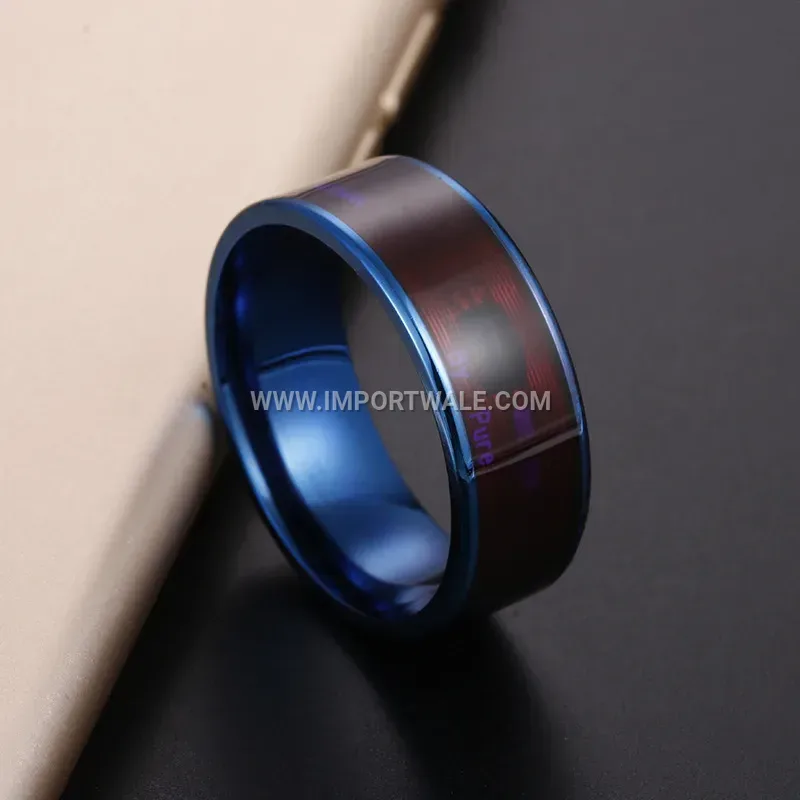 Geometric Stainless Steel NFC Smart Band