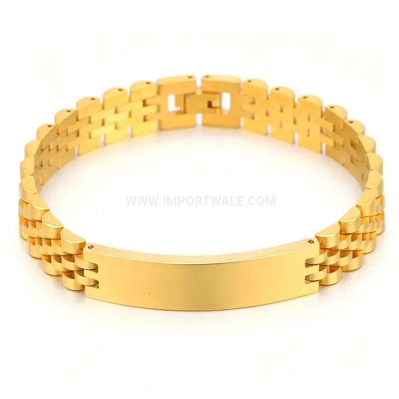 Stylish Unisex Stainless Steel Watchband Link Magnetic Bracelet