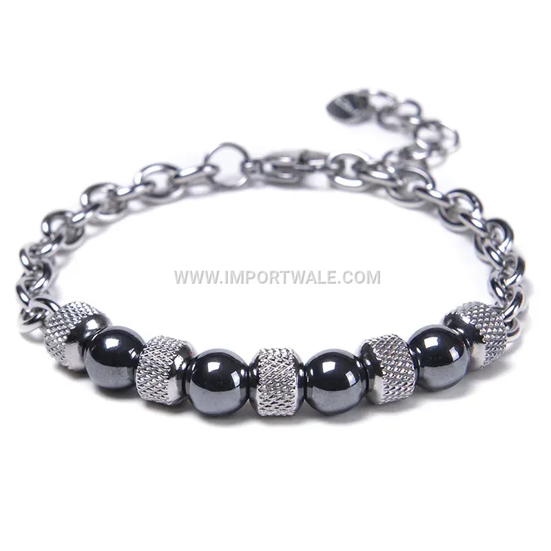 Retro Multi-Strand Braided Faux Leather Men's Alloy Cuff Wristband