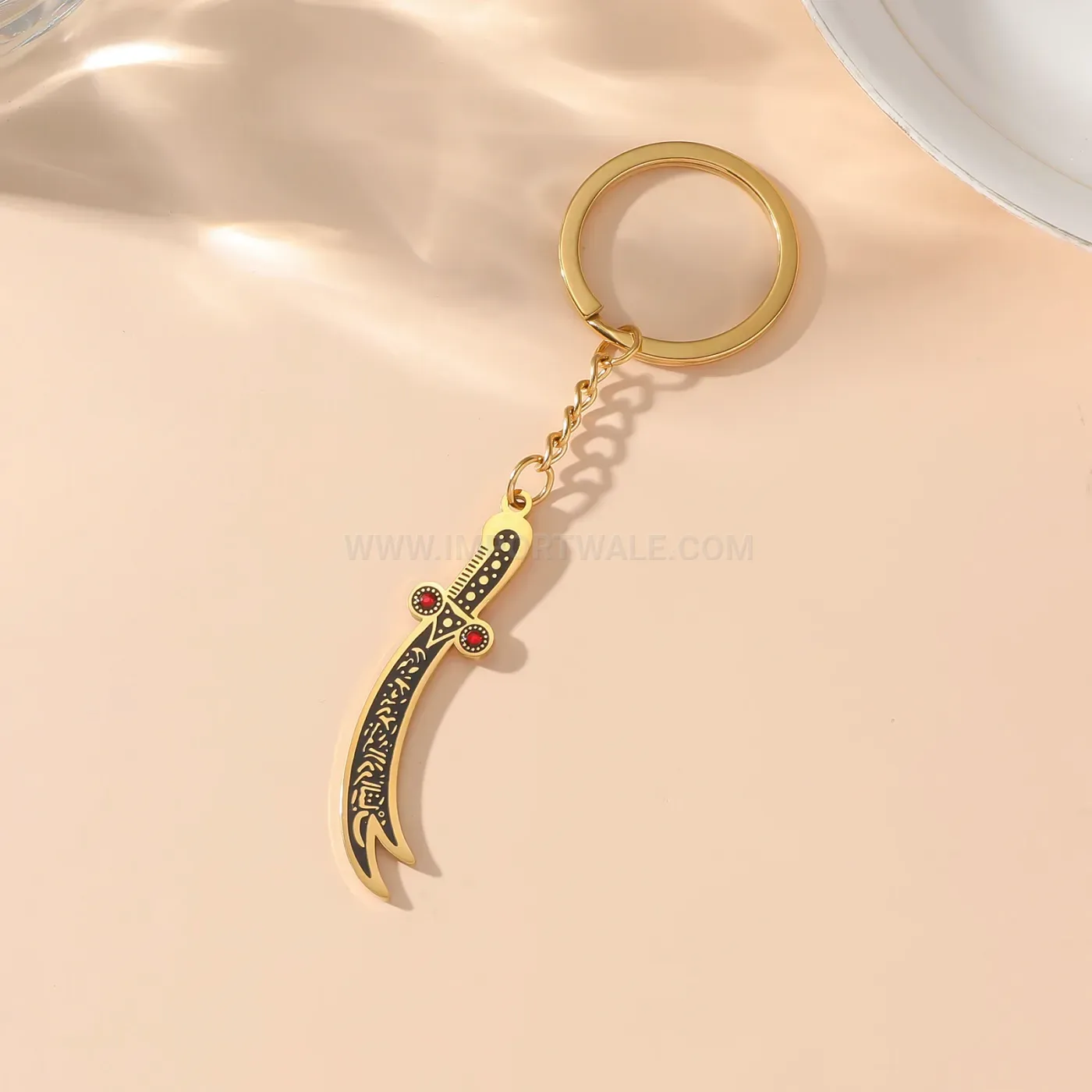 Stainless Steel Zulfiqar Sword Pendant Islamic Keychain