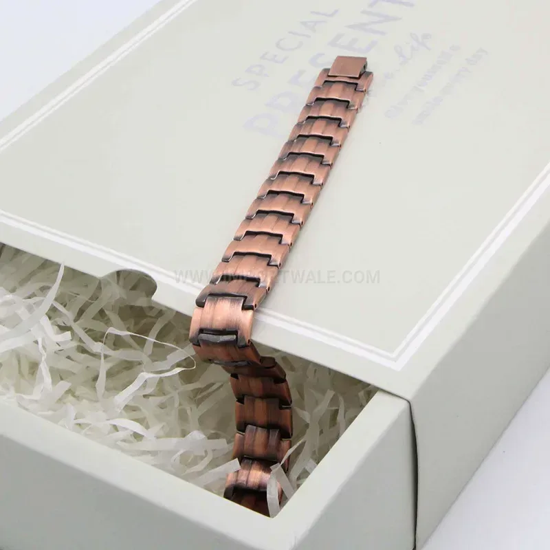 Premium Wide Pure Red Copper Magnetic Therapy Energy Band