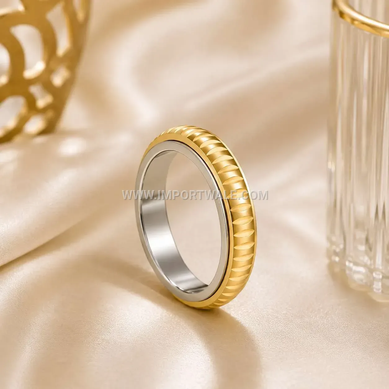 Stainless Steel Gear Spinner Stress Relief Ring