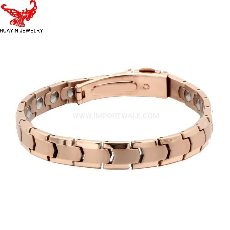 Fashion Classic Titanium Germanium Bio Magnetic Couple Bracelet