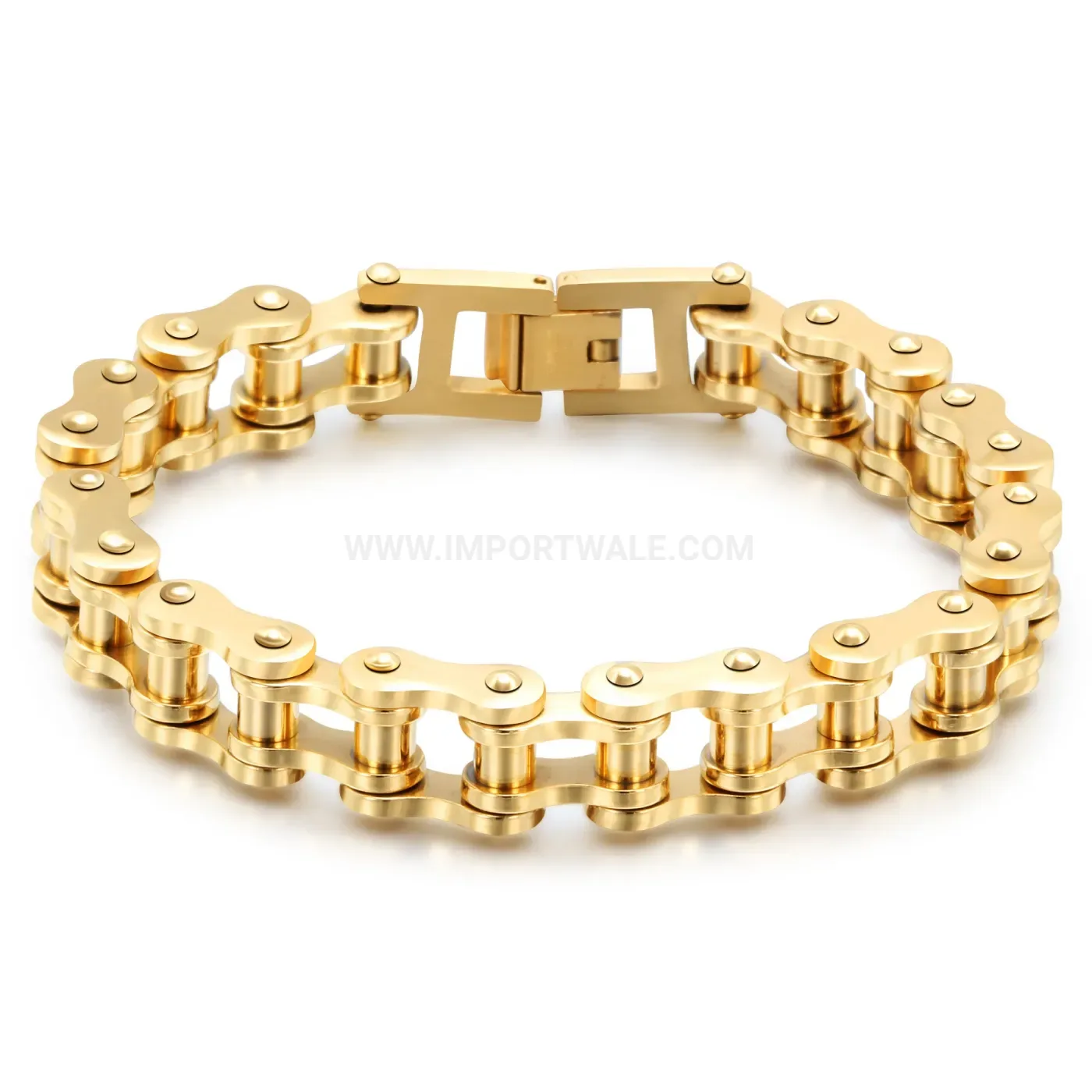 Heavy Stainless Steel Bicycle Chain Link Bracelet