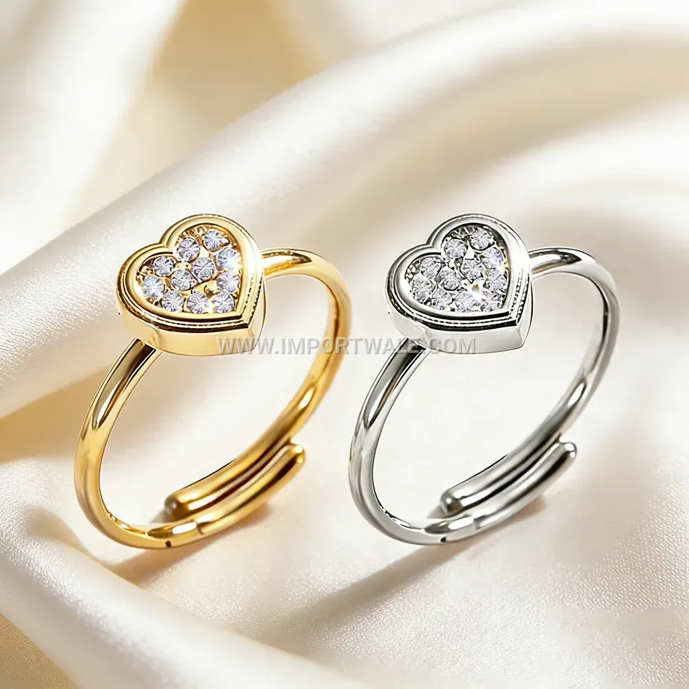 Gold Plated Open Stainless Steel Band