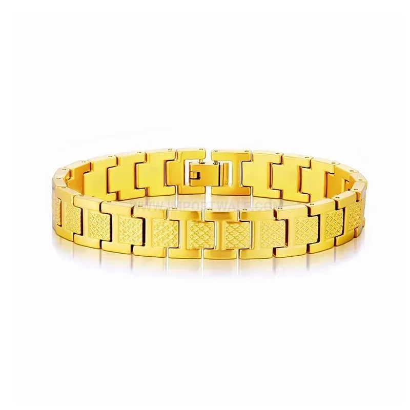 Crocodile Scale Stainless Steel Magnetic Bio Bracelet