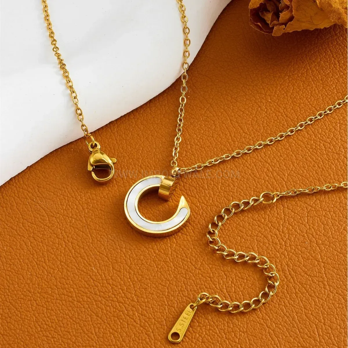 Stylish Titanium Steel Hook Clasp Minimalist Clavicle Chain