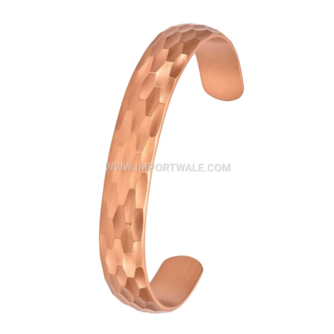 Vintage Rhombus Pattern Adjustable Solid Copper Open Bangle