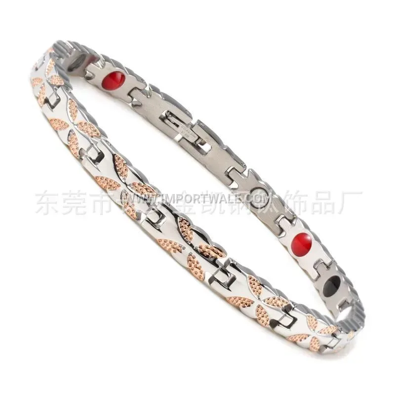 Geometric Gold Plated Titanium Steel Chain Link Bracelet