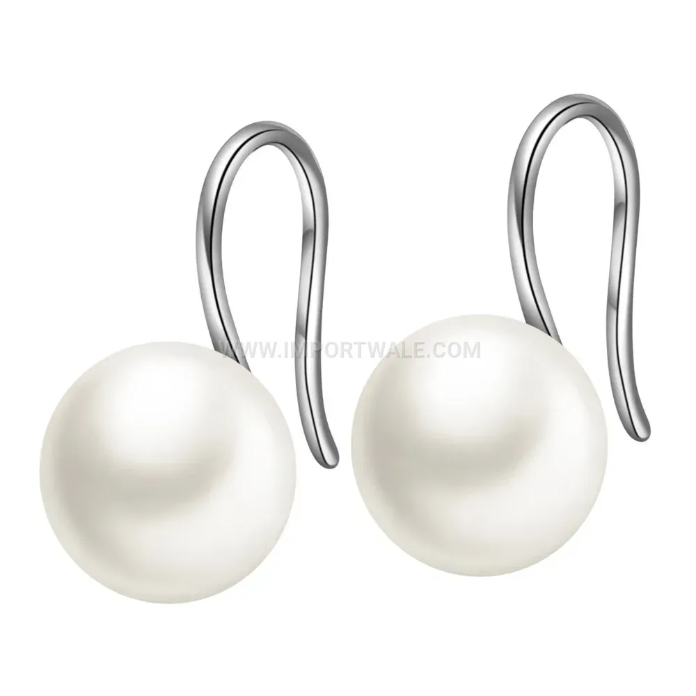 Minimalist Ceramic Accent Stainless Steel Stud Earrings
