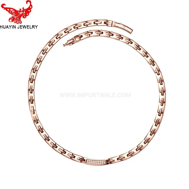 Trendy Titanium Germanium Bio Magnetic Pendant Necklace