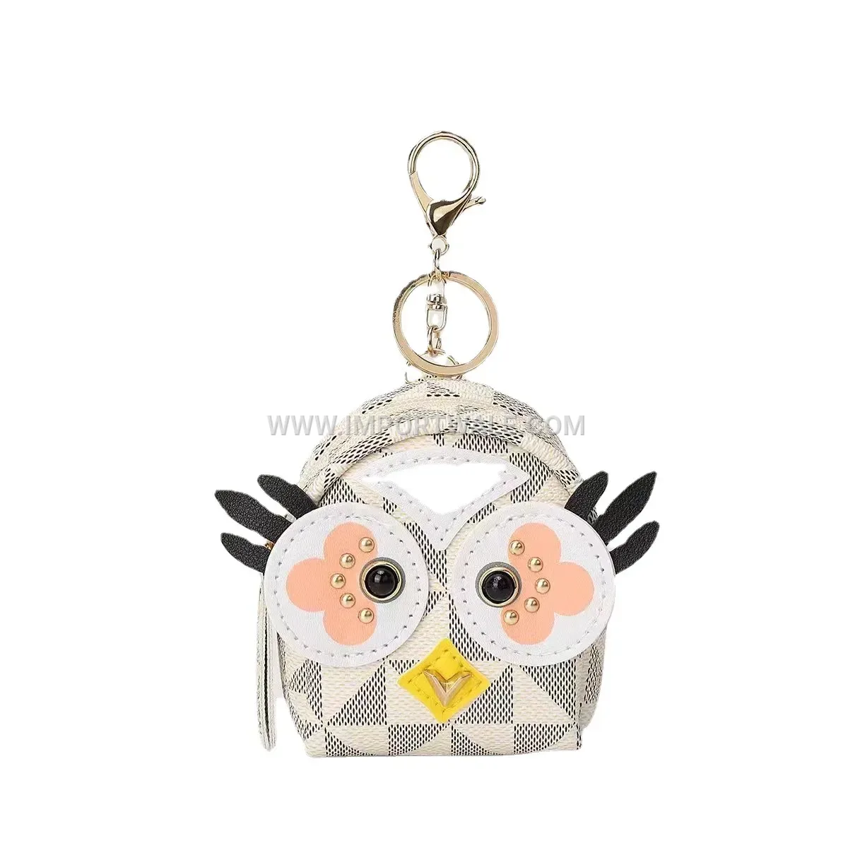 Mini Owl Shaped Headphone and Key Holder Pouch