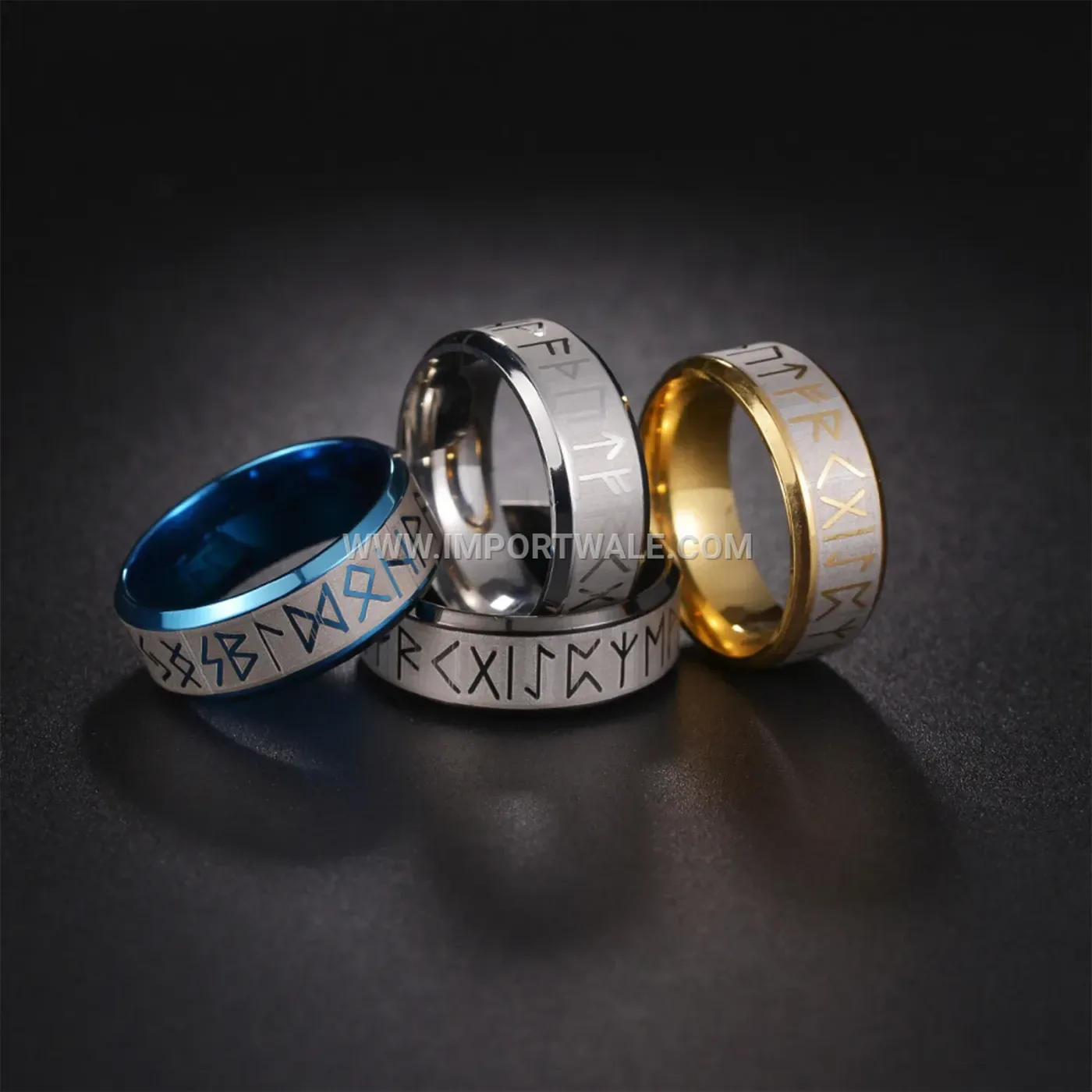 Geometric Prism Faceted Titanium Steel Women's Ring