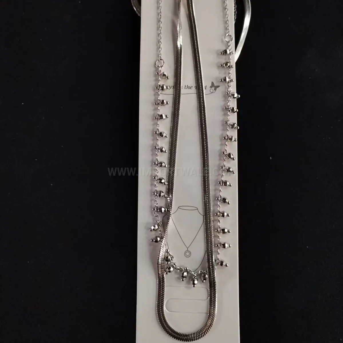 Spherical Spliced Gourd Tassel Pendant Chain Necklace