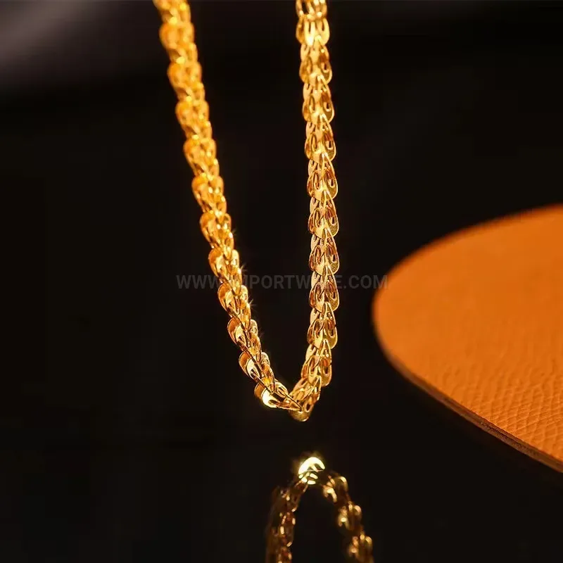 Stylish Minimalist Titanium Steel Phoenix Tail Clavicle Chain Necklace