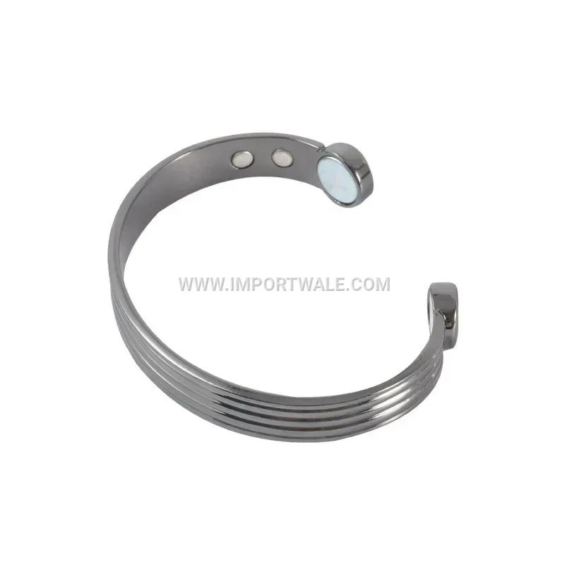 Unisex Vintage Titanium Steel Magnetic Energy Bracelet