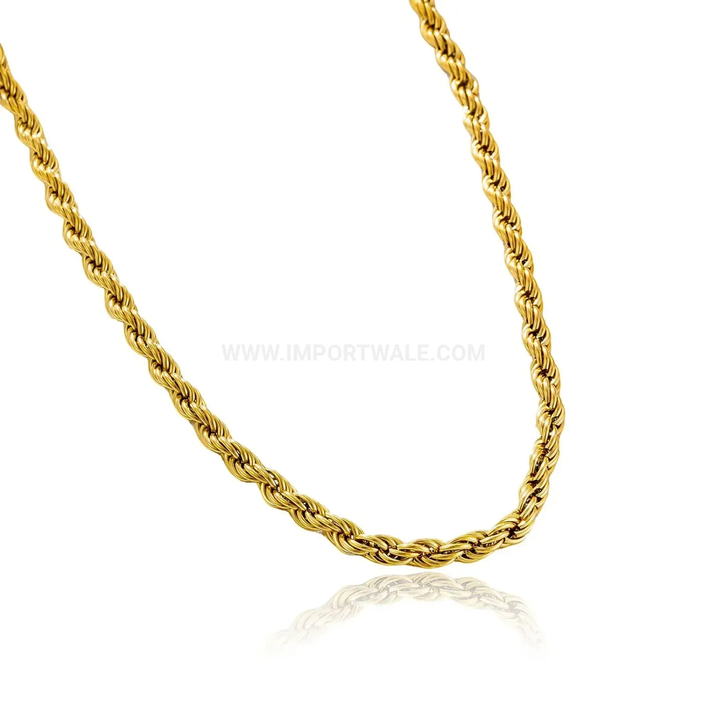 Multi Strand Woven Stainless Steel Chain Choker Necklace
