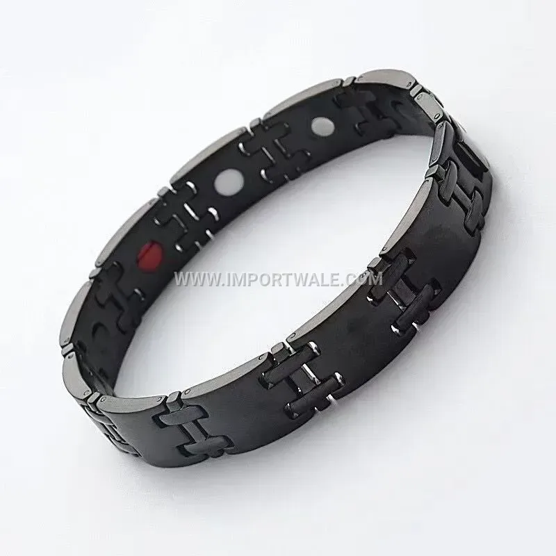 18K Gold Plated Floral Adjustable Titanium Steel Bracelet