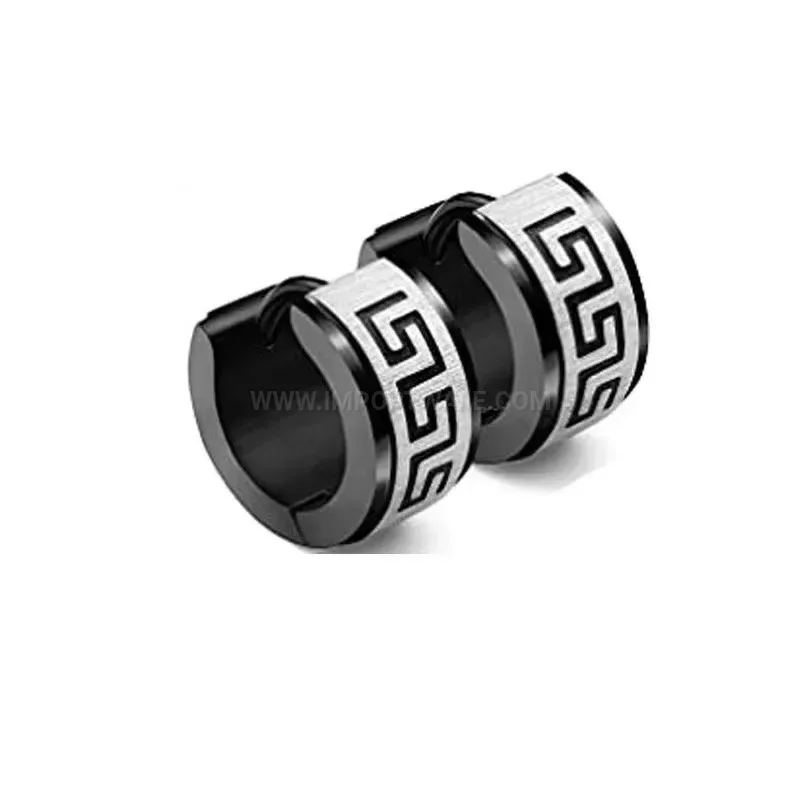 Premium Classic Stainless Steel Plain Hoop Piercing Earring
