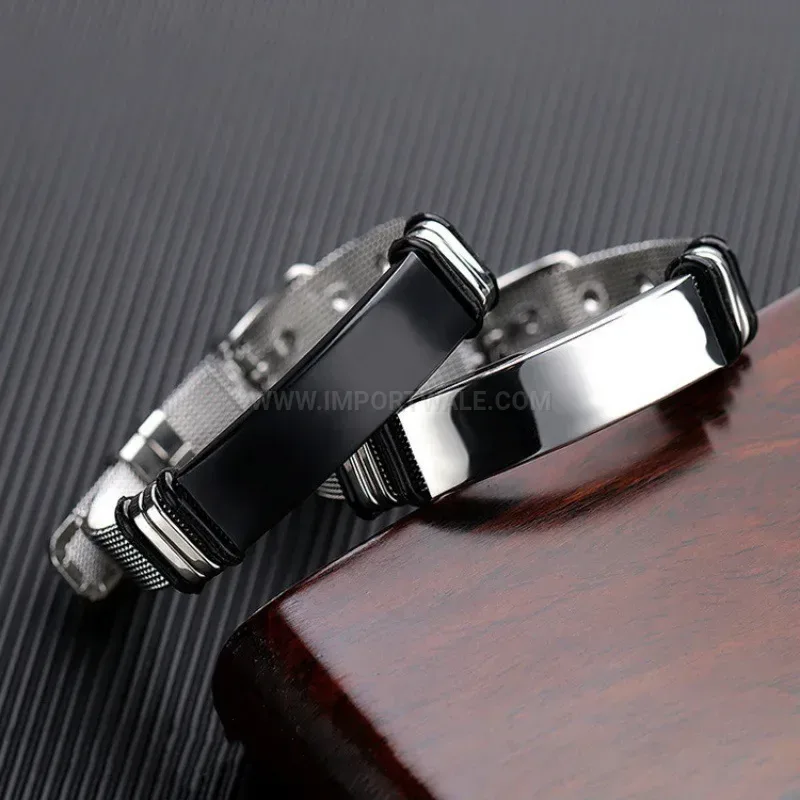 Classic Minimalist Braided Leather Bracelet with Stainless Steel Clasp