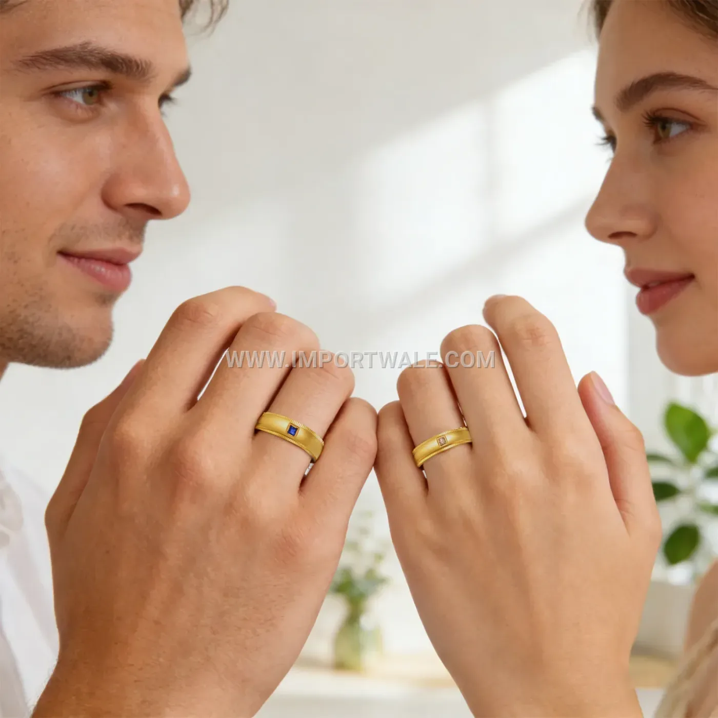 Matte Black Stainless Steel Engraved Crown Ring