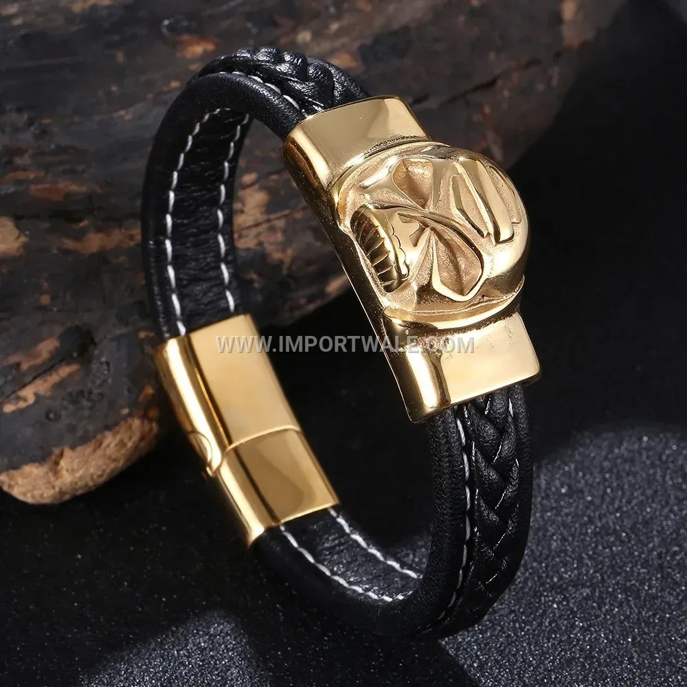 Delicate Stainless Steel Oval Bangle Accentuated with Square Cubic Zirconia