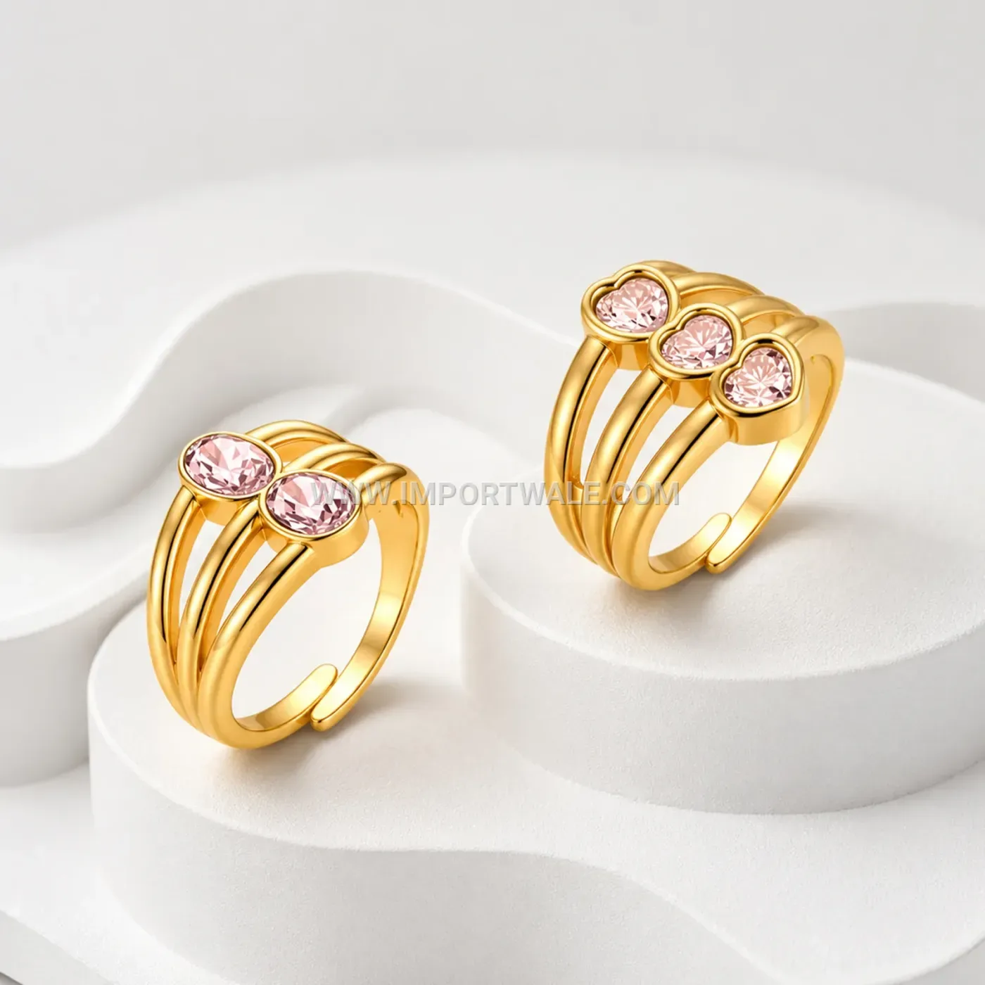 Sun Moon Star Engraved Stainless Steel Spinner Ring