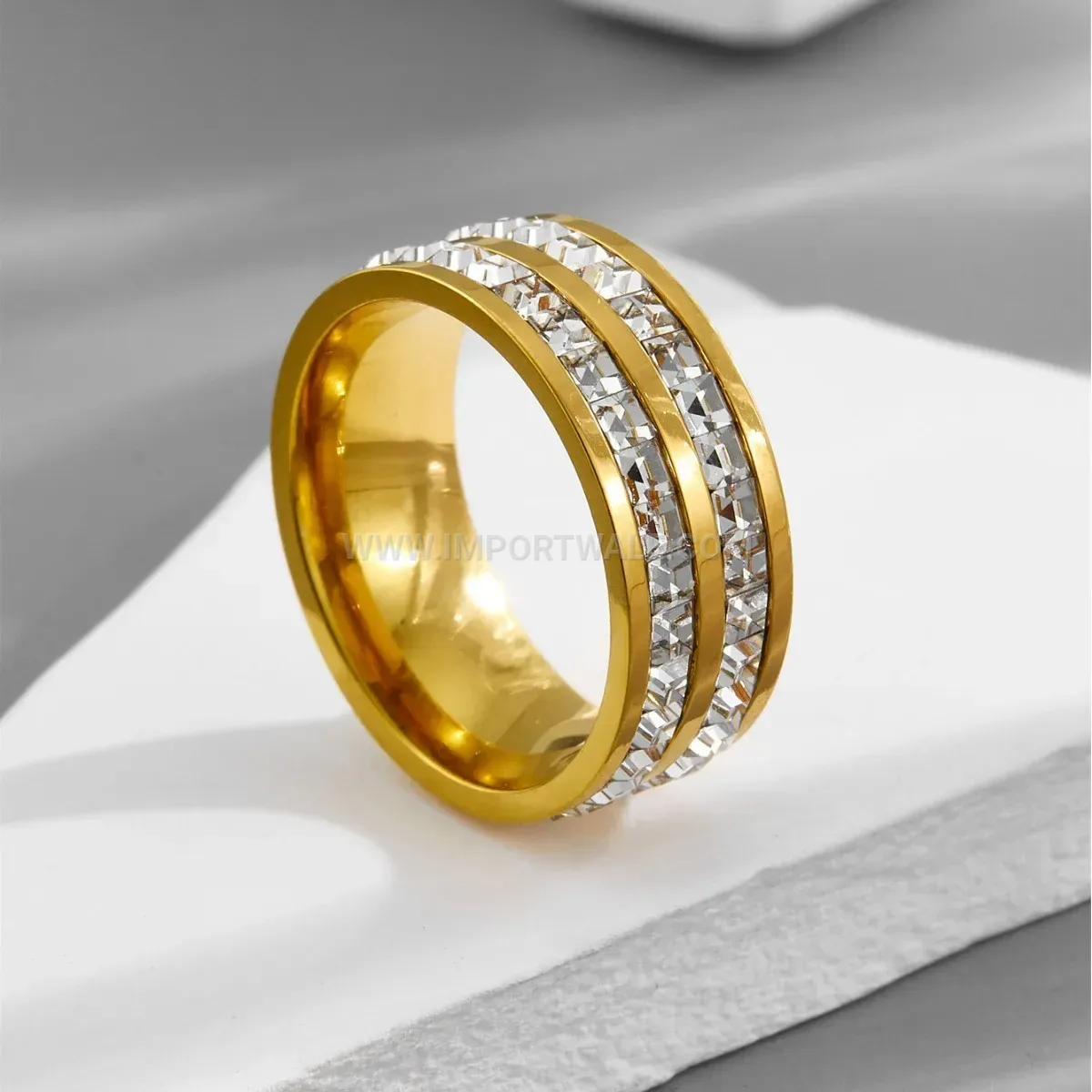 Sleek Minimalist Titanium Steel Band Ring