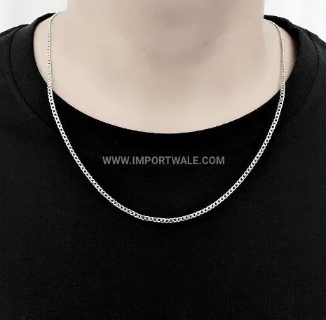 Stainless Steel Double Weave Cuban Link Necklace