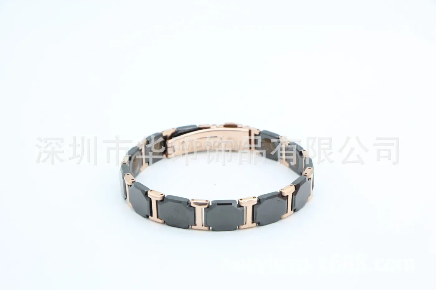 Ceramic and Steel Bio Magnetic Therapy Link Bracelet