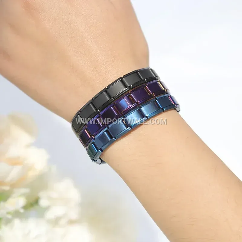 Modular Stainless Steel Italian Link Charm Wristlet
