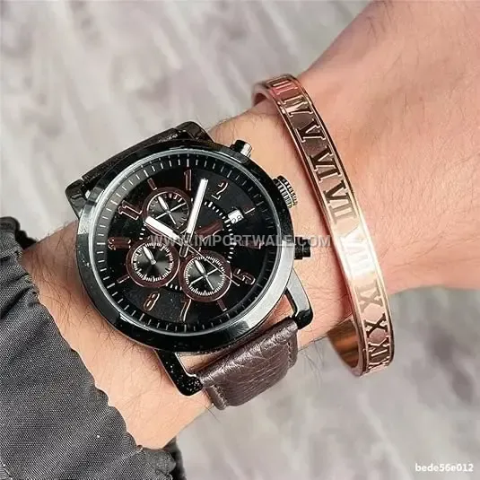 Multi-Layer Faux Leather Rhinestone Wrap Bracelet With Magnetic Clasp