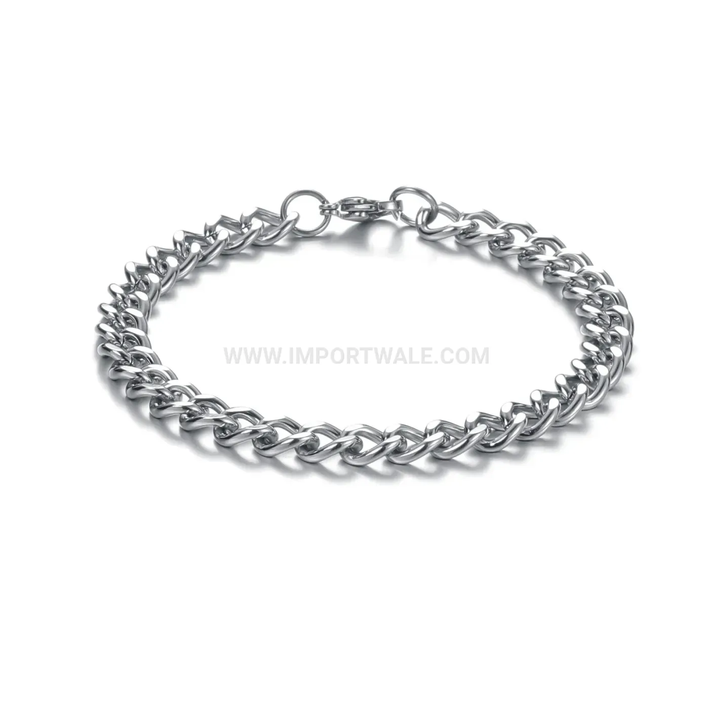 Geometric Stainless Steel Men Jewelry Set with Necklace and Ring