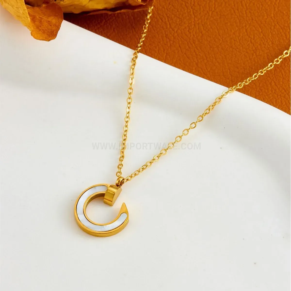 Stylish Titanium Steel Hook Clasp Minimalist Clavicle Chain