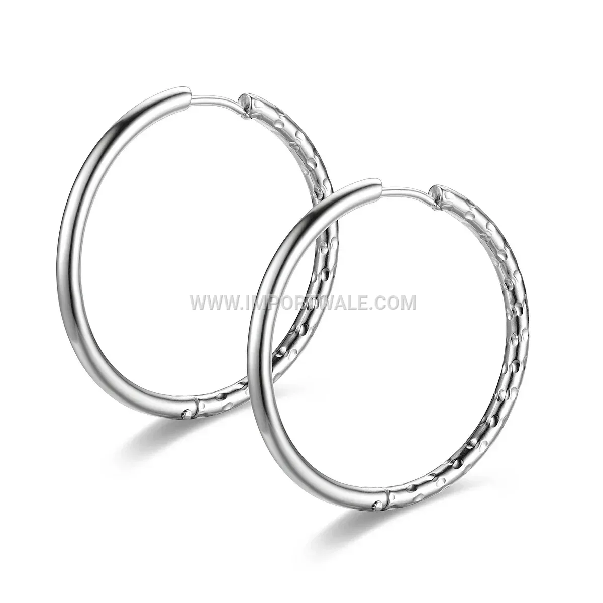 Minimalist Classic Stainless Steel Hoop Earrings
