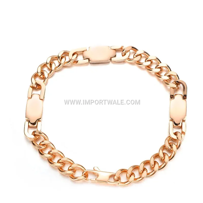 Geometric Titanium Steel Magnetic Link Bracelet