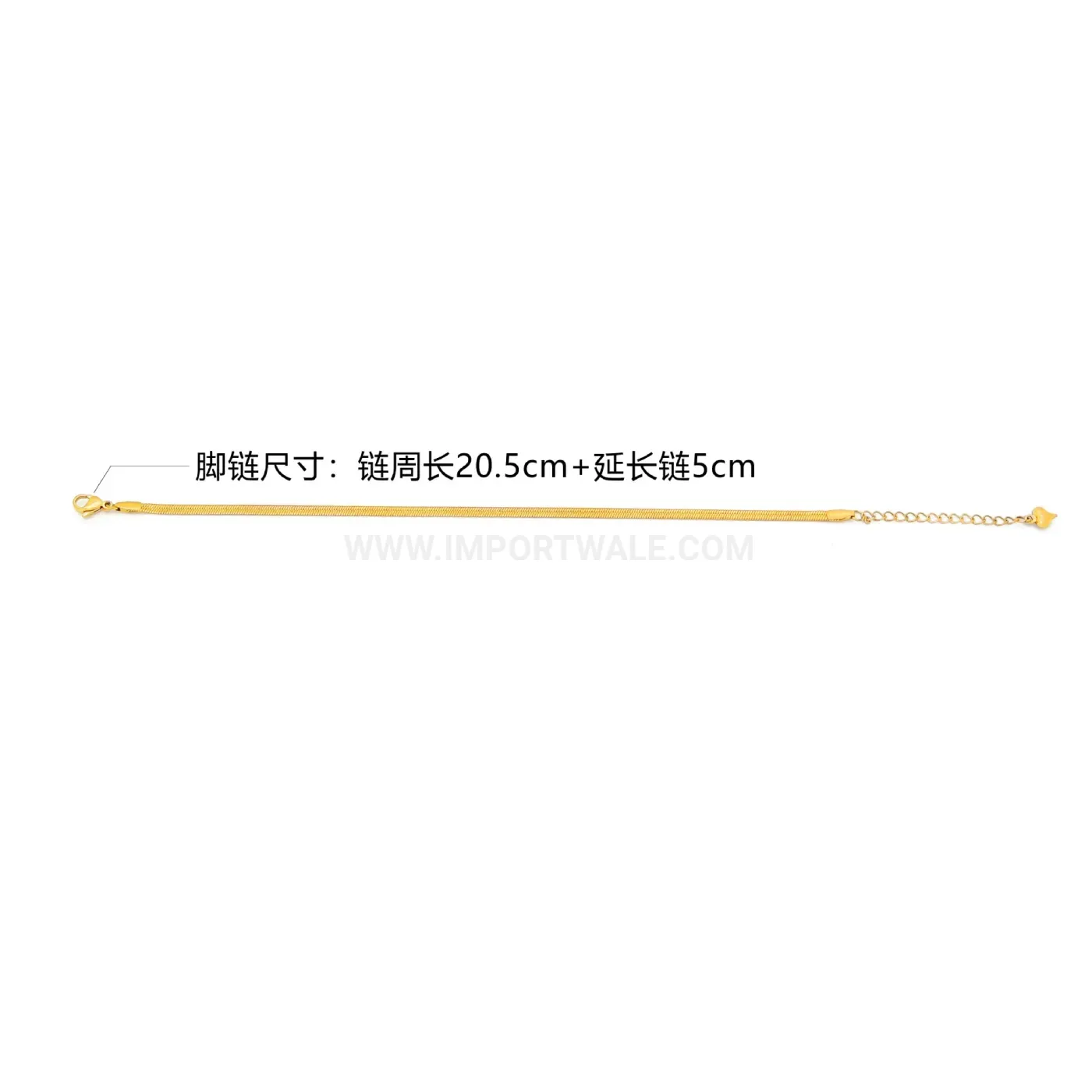 Elegant Flat Snake Blade Chain Titanium Steel Bracelet