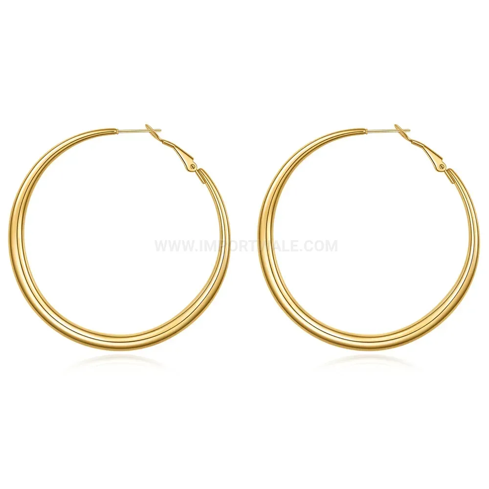 Elegant Minimalist Teardrop Stainless Steel Statement Earrings